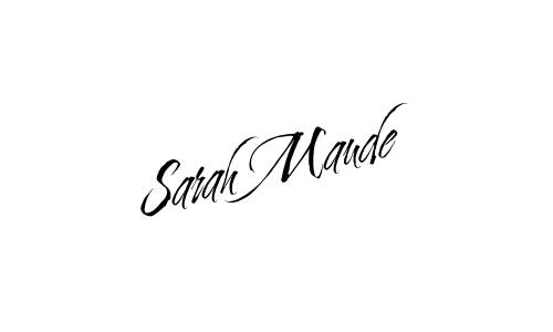 Sarah Maude name signature